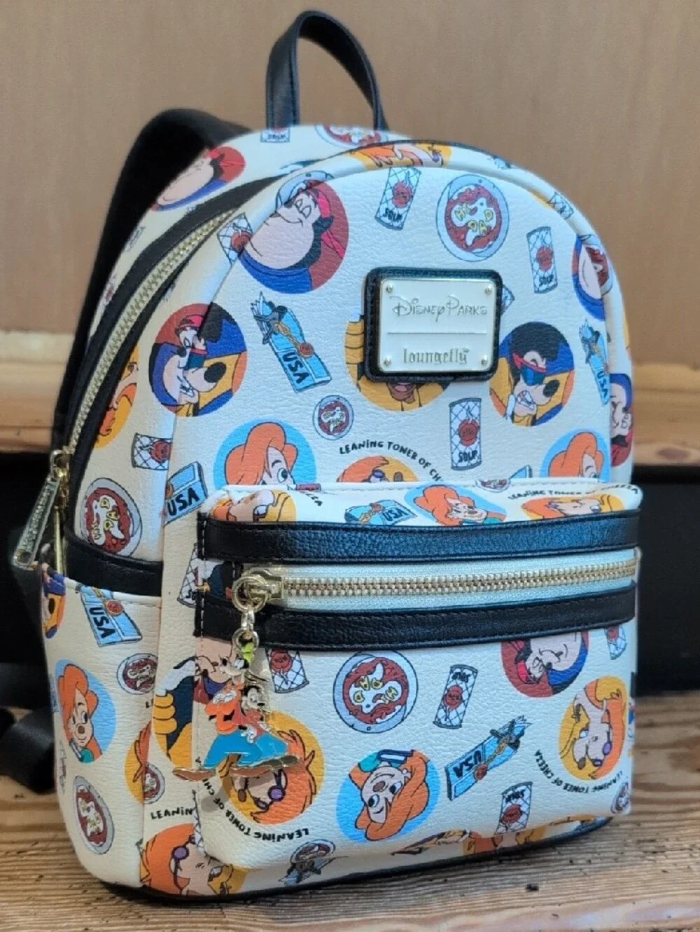Loungefly Disney Parks A Goofy Movie 30th Anniversary Mini Backpack